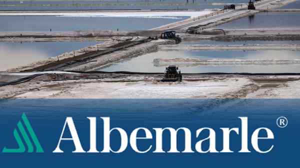 Lithium giant Albemarle is cutting&nbsp;back operations at its lithium processing plant in Australia.(Source photos by Reuters and&nbsp;Albemarle)