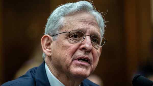 U.S. Attorney General Merrick Garland testifies before a House Judiciary Committee hearing in Washington on June 4.