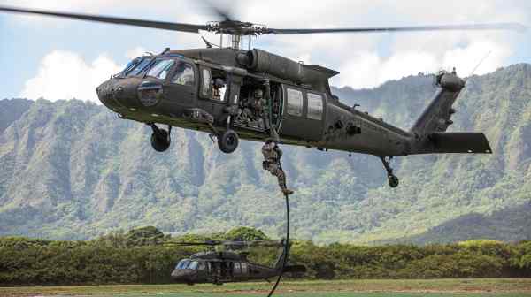 U.S. soldiers participate in Exercise Rim of the Pacific (RIMPAC) 2024 at Bellows Air Force Station in Hawaii on&nbsp;July 9. (Photo from U.S. Army Pacific Facebook)