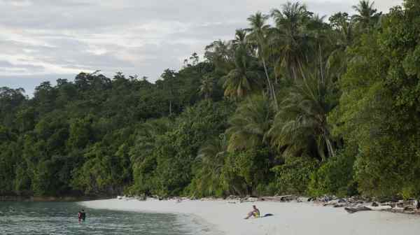 The Indonesian&nbsp;island of Maratua boasts a number of virtually empty beaches with superb reef snorkeling just off the shore. (All photos by Oliver Raw)