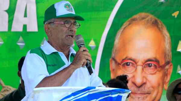 Jose Ramos Horta speaks to supporters during a campaign rally in Dili on March 15: Ramos-Horta's pro-China tilt may make East Timor more vulnerable to great power competition.