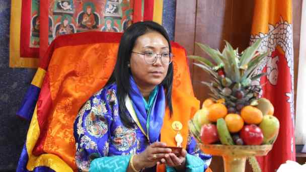 Minister of Education and Skills Development Dimple Thapa is the only woman in Bhutan's 10-member cabinet. (Ministry of Education and Skills Development)