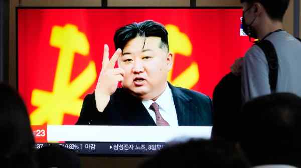 North Korean leader Kim Jong Un in January abandoned the goal to unify the two Koreas.