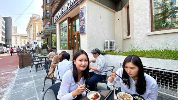 Yoshinoya Holdings opened its first Mongolia location in 2022 and now has three restaurants. (Photo by Shunsuke Tabeta)