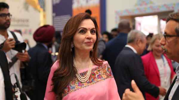 India's Nita Ambani attends the inauguration of the Indian House at the 2024 Olympics on July 27. India is among the hopefuls already jockeying to host the 2036 Games.