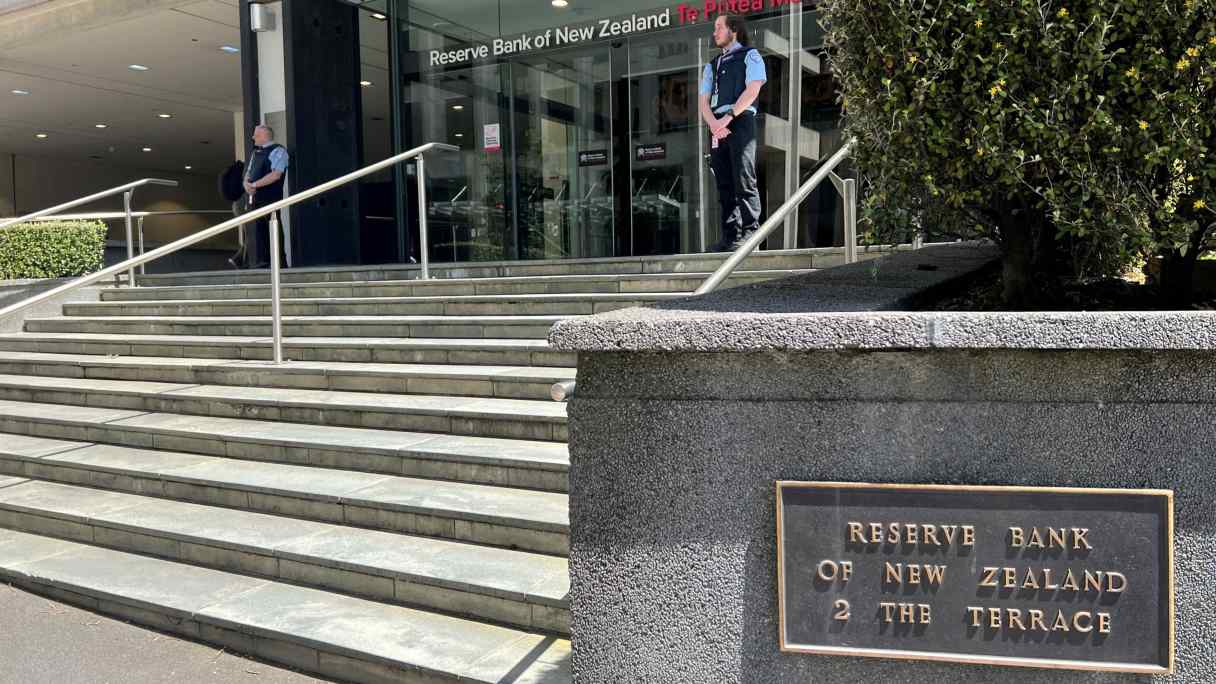 The Reserve Bank of New Zealand in Wellington. The central bank signaled more cuts ahead depending on how inflation evolves.