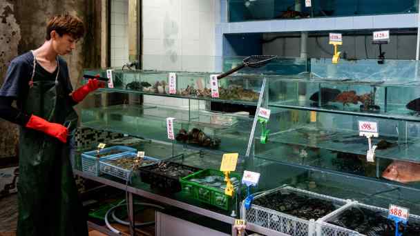 Fish on sale in Hong Kong.&nbsp;The city, a critical export market for Japanese food products, has imposed restrictions on seafood from the region surrounding Japan's Fukushima nuclear power plant.