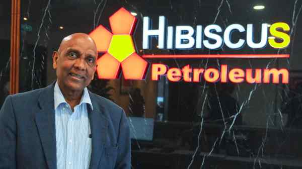 Kenneth Pereira, the founder and managing director of Malaysia's Hibiscus Petroleum, poses for a photo during an interview with Nikkei Asia in Kuala Lumpur. (Photo by Hakimie Amrie)