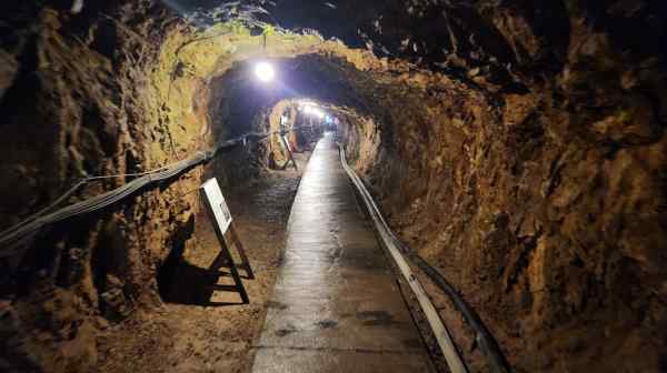 Around 1,500 people from the Korean Peninsula worked at the Sado mines&nbsp;during World War II, according to the exhibit.&nbsp;(Photo by Junnosuke Kobara)