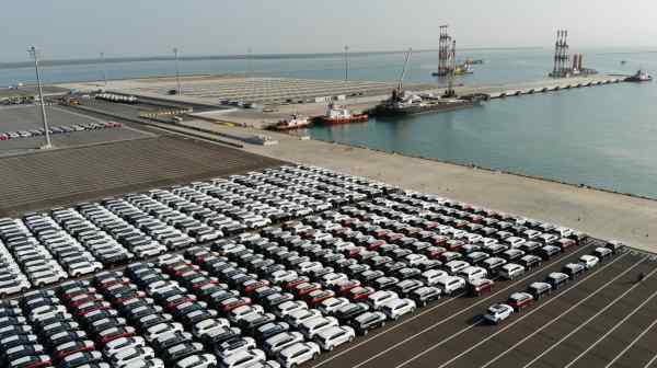 Toyota Tsusho is planning to supply biofuels and green hydrogen to Patimban Port in Indonesia. (Photo obtained by Nikkei)