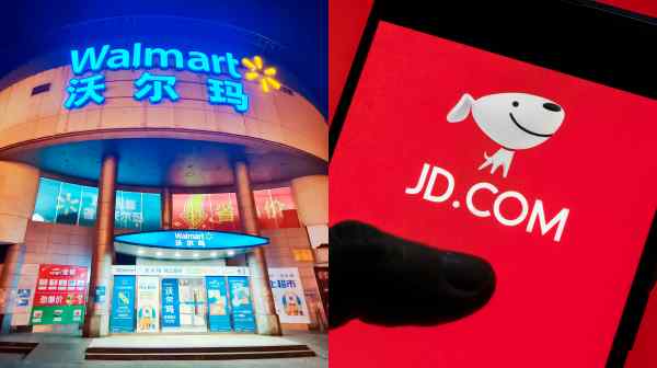 As of end March, U.S. retailer Walmart held a 9.4% stake in JD.com,&nbsp;making it the No. 2 shareholder after the Chinese company's founder. It has now sold it all. (Source photos by AP)